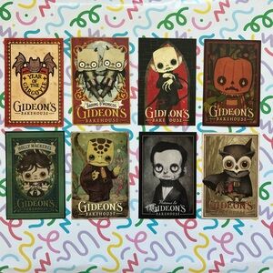 Gideon’s Bakehouse Menus - Lot of 8 Disney Springs Goth Art Bakery